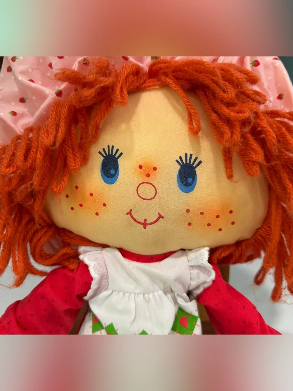 Vintage 1980 Strawberry Shortcake Plush Doll